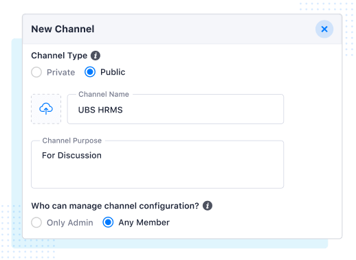 Public/Private Channels